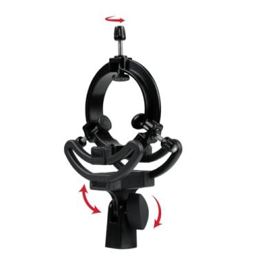 Imagem de Gator Frameworks Suporte universal de luxo para microfones condensadores de 18 a 55 mm de diâmetro, (GFW-MIC-SM1855)