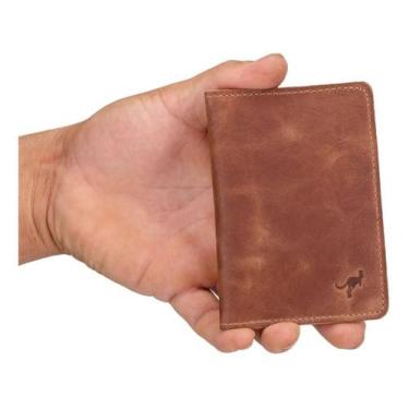 Imagem de Carteira Porta Documentos/Rg Vertical Couro Legítimo Compacta - Ello G