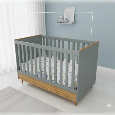 Imagem de Berço 2 em 1 Bartira Ternura Plus com Colchão Herval Baby Encanto