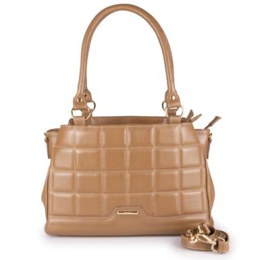 Imagem de Bolsa Feminina Média Ombro Matelasse Couro (CARAMELO)