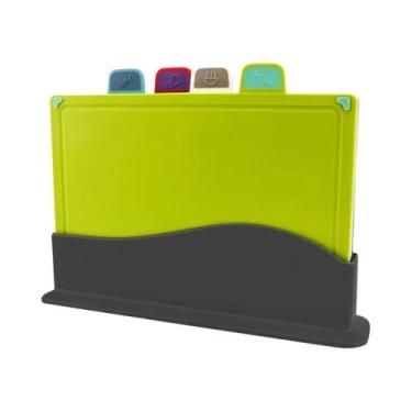 Imagem de Tábuas De Corte Plásticas Antibacterianas Com Suporte, Laváveis Na Máq