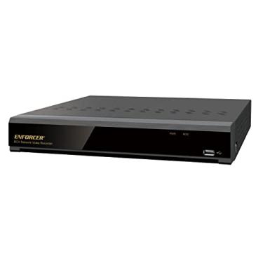 Imagem de Seco-Larm Gravador de vídeo em rede DRN-108-2TB Enforcer 8 canais 4K, HDD de 2 TB, compatível com câmeras IP de até 8 MP (4K), plug-and-Play, portas PoE integradas, codificação Tri-Stream, funções de
