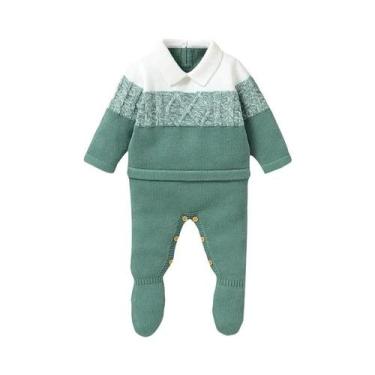 Imagem de Macacão De Inverno Para Bebês Meninos De 0 a 18 Meses, Textura Macia, 