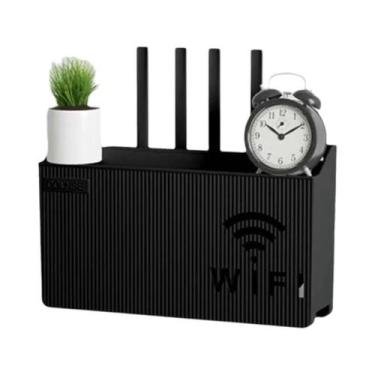 Imagem de Suporte De Parede Para Roteador E Media Center - Prateleira Organizado