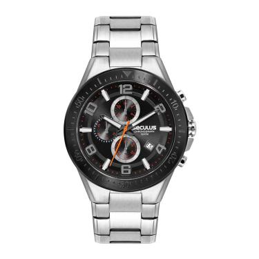 Imagem de Relógio Seculus Masculino Ref:44242gpsvca1 Cronógrafo Prateado