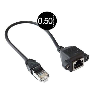Imagem de Cabo Extensor De Rede Rj45 Macho-femea 0,30 Cm