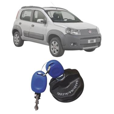 Imagem de Tampa Combustível Valvulada C/ Rosca E Chave Uno Após 2014