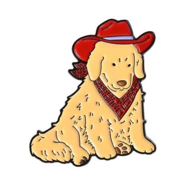 Imagem de Broche De Esmalte De Cão Espacial De Desenho Animado Fofo, Emblema De 