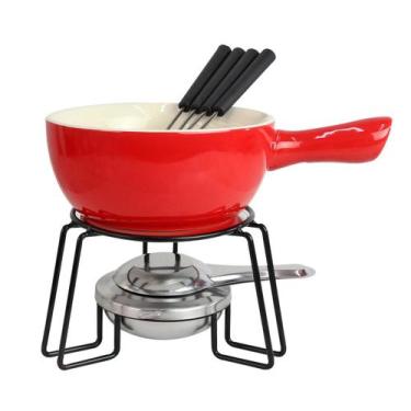 Imagem de Jogo Panela Conjunto Fondue 8 Peças Cerâmica Sofisticado - Casita, Ver