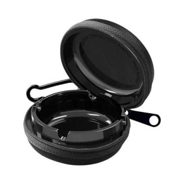 Imagem de Cinzeiro Portátil De Bolso À Prova De Vento Com Chaveiro E Mosquetão, 