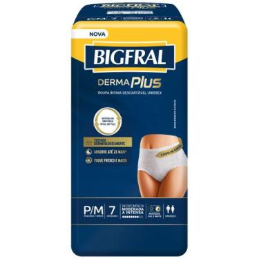 Imagem de Roupa Íntima Derma Plus Bigfral - Tamanho P/M - 7 unidades, 1 Unidade,