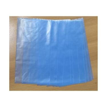 Imagem de Saco Plástico Azul Com Proteção Anticorrosiva VCI - 19x36cm 160 Micras
