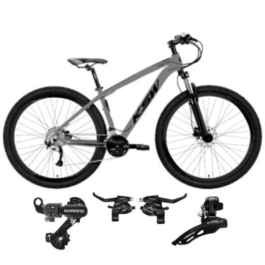 Imagem de Bicicleta Ksw Xlt 29 21v Mtb Quadro Aluminio Shimano trocador indexado-Unissex