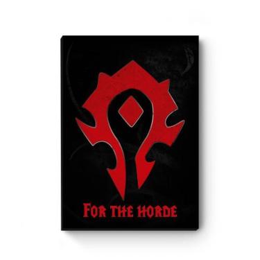 Imagem de Quadro decorativo MDF world of warcraft horda - Artgeek