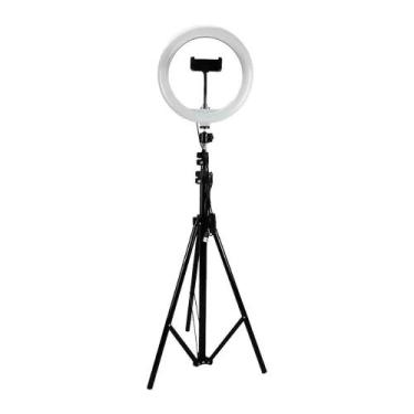 Imagem de Ring Light Iluminador Led Profissional 10 polegadas com Tripé 210cm - 