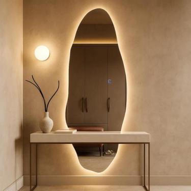 Imagem de Espelho Orgânico Venus 150x60cm Banheiro Led Touch Lopazzi