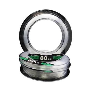 Imagem de Linha De Pesca Transparente De Nylon 50/100M 30-180LB 10-82KG Com Alta