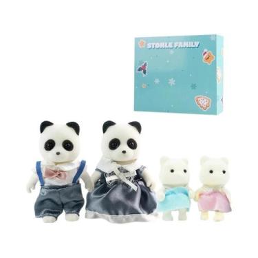 Imagem de Conjunto De Brinquedos De Animais Da Família Florestal Para Casa De Bo