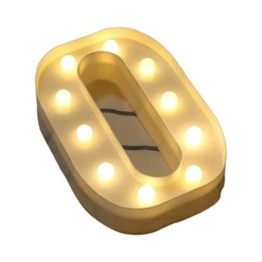 Imagem de Luz Noturna LED Luminosa Em Formato De Letra 16/22CM DIY Alfabeto Núme