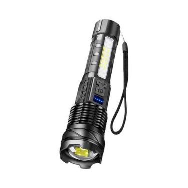Imagem de Lanterna LED Recarregável À Prova d'Água Com Zoom E 7 Modos De Alta Po