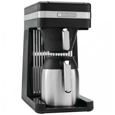 Imagem de Cafeteira Elétrica Programável 2.4L em Aço Inoxidável, 110v, BUNN 55200, Preto