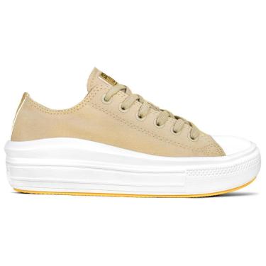 Imagem de Tênis Converse Chuck Taylor All Star Move Lona Unissex | Bege-Unissex