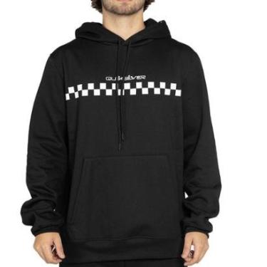 Imagem de Moletom Quiksilver Canguru Checker WT25 Masculino-Masculino