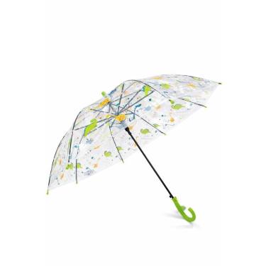 Imagem de Guarda-Chuva Infantil Dinossauro - Verde Claro - Quanhe