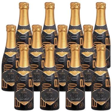 Imagem de Kit 12 Mini Espumante Monte Paschoal Sem Álcool 187ml