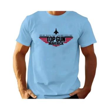 Imagem de Camiseta Masculina De Verão Com Estampa Geométrica Em Algodão Casual S