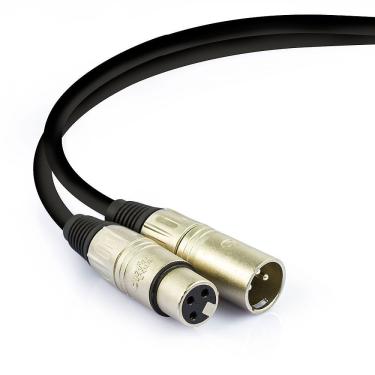 Imagem de Cabo De Microfone Balanceado Xlr Macho Para Xlr Femea Santo Angelo - 70 Metros