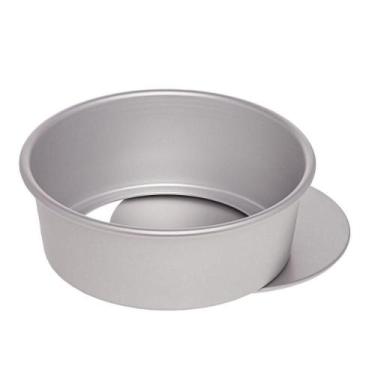 Imagem de Assadeira Forma Para Bolo De Alumínio Redonda 22cm Com Fundo Removível