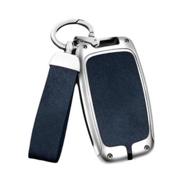 Imagem de Capa De Couro E Metal Para Chave Land Rover Range Rover Sport Evoque, 