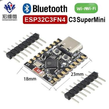 Imagem de Placa De Desenvolvimento Mini ESP32 C3 Com Processador De 32 Bits, Mód