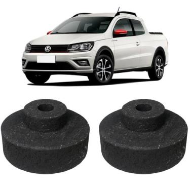 Imagem de Par Calço De Mola Traseiro 2,5cm Saveiro G5 em Diante - Borfix