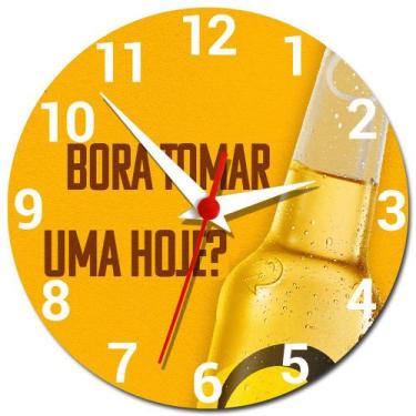 Imagem de Relógio de Parede Cantinho da Cerveja - Bar Decoração - Gringos House