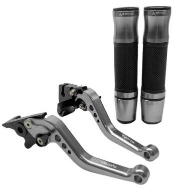 Imagem de Kit Esportivo Manete Manopla Ninja 250r 300r Z300 400 250Sl Versys300x