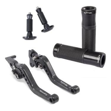 Imagem de Kit Manete Manopla Peso Xre Falcon Tornado Sahara Xlx 350 - Stark Race