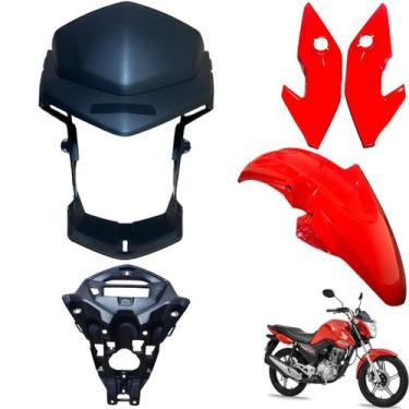 Imagem de Frente Frontal Farol Cg Fan 160 2016 até 2021 + Paralama Dianteiro - S