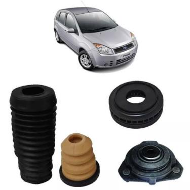 Imagem de Kit Batente Coifa Coxim Amortecedor Dianteiro Fiesta Rocam - Marbo
