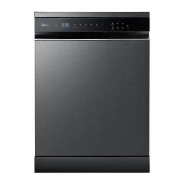 Imagem de Lava-Louças Midea Smart Home Black Inox 14 Serviços 127V MDWEF1433GBS1