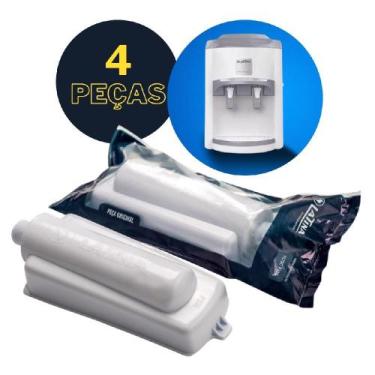 Imagem de Kit 4 Filtros Refil Latina P355 Original Purificador Água, Compatível 