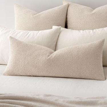 Imagem de Capa de Almofada MIULEE Bouclé Texturizada 36 x 14 cm, 1 unidade