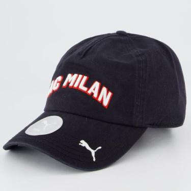 Imagem de Boné Puma Milan Culture Preto e Branco, Único