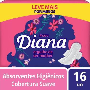 Imagem de Absorvente Diana Suave Com Abas 16 Unidades