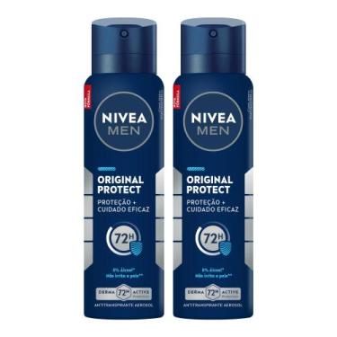 Imagem de Kit NIVEA MEN Desodorante Antitranspirante Aerossol Original Protect 1