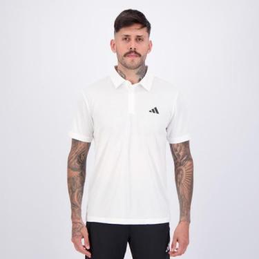 Imagem de Polo Adidas Tennis Logo Branca, G