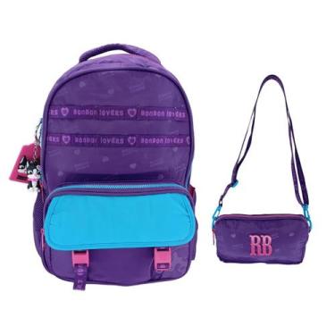 Imagem de Mochila Rebecca Bonbon Com Bolsinha 26277 Cor:RoxoTamanho:Único, Roxo,