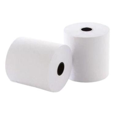 Imagem de Bobina 57x40 Offset 5 Rolos P /calculadora E Outros Branco - EGLOPES