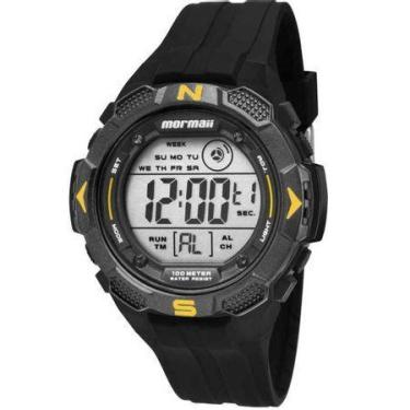 Imagem de Relógio Mormaii Digital MO2908/8Y Pulseira  Borracha Preta